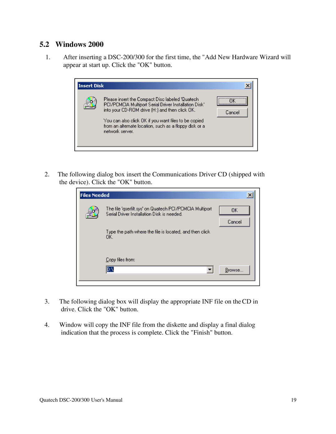 Quatech RS-485 user manual Windows 