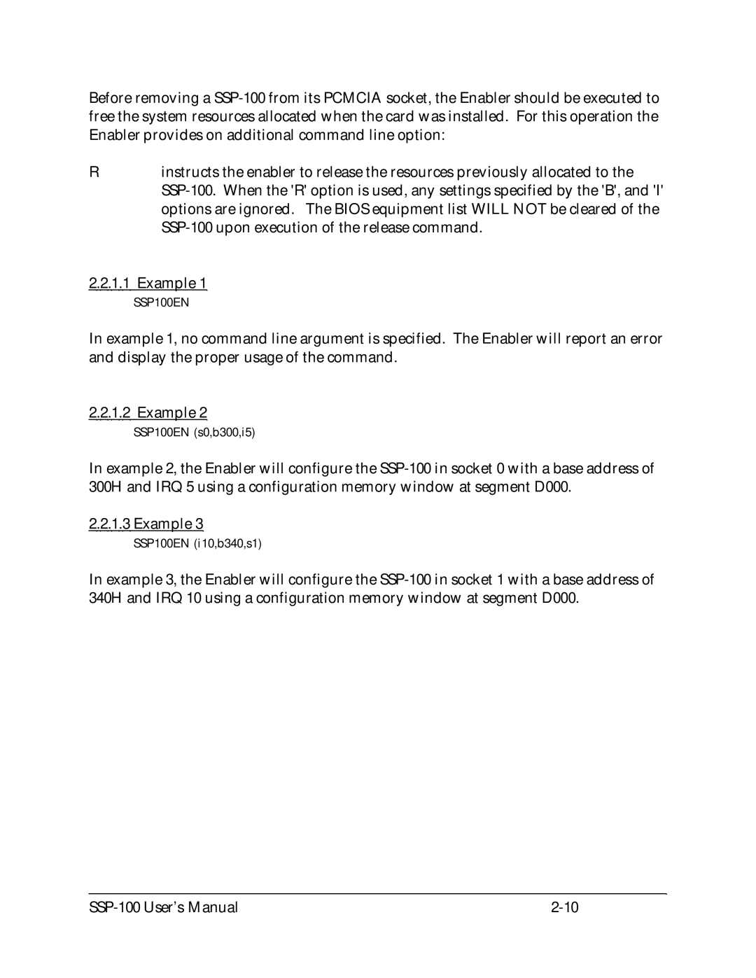 Quatech SSP-100 user manual SSP100EN 