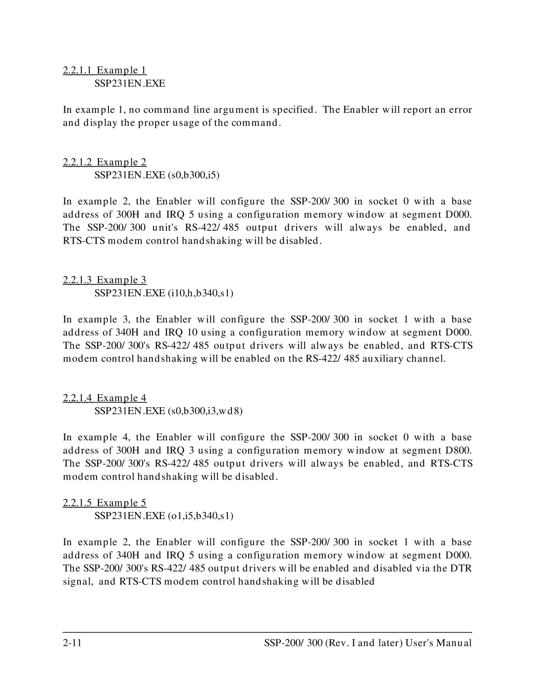 Quatech SSP-200, SSP-300 user manual 