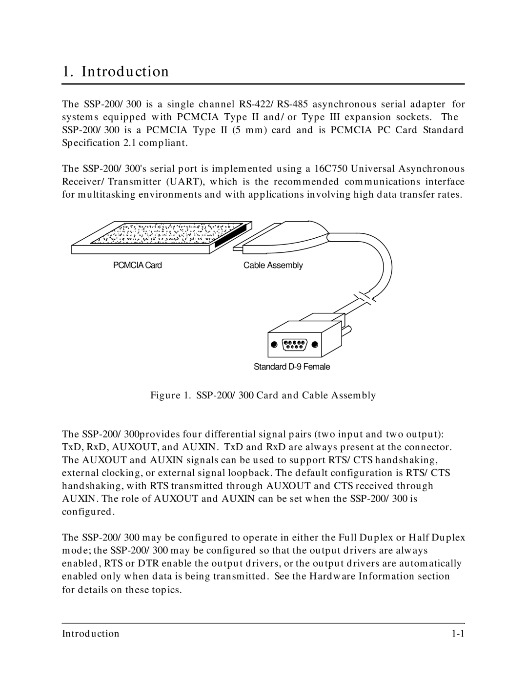 Quatech SSP-300, SSP-200 user manual Introduction 