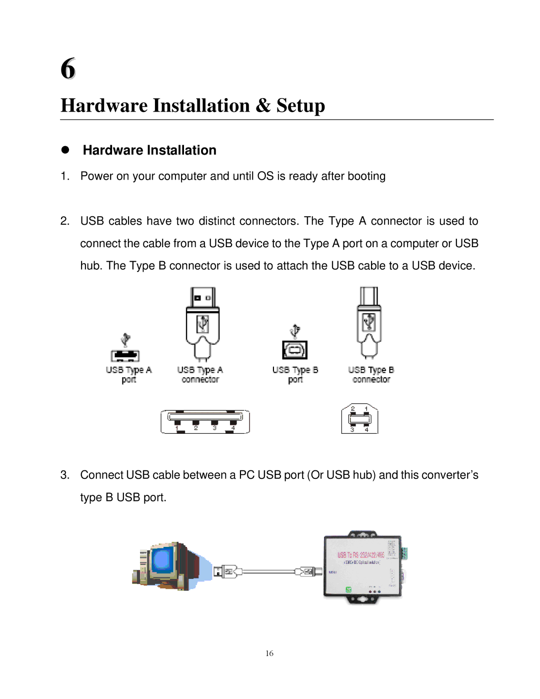 Quatech SSU2-400I operation manual Hardware Installation & Setup 