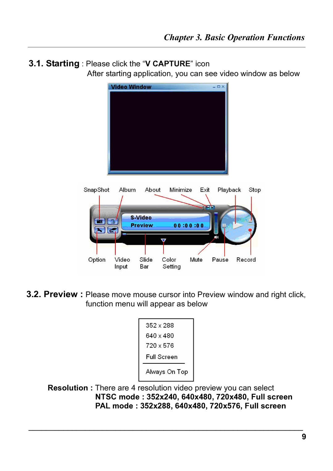 Quatech USB 2.0 user manual Basic Operation Functions 