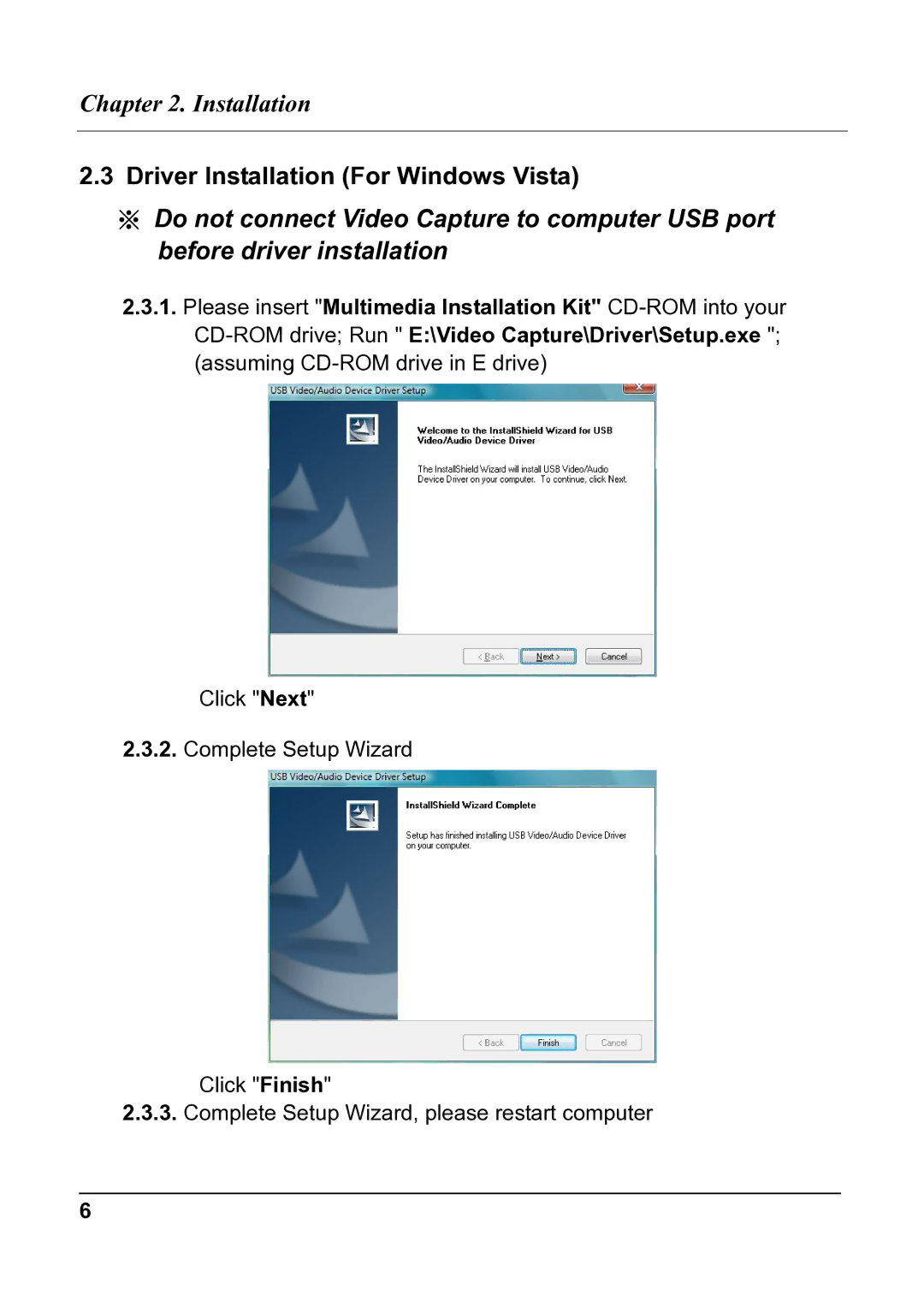 Quatech USB 2.0 user manual Driver Installation For Windows Vista 