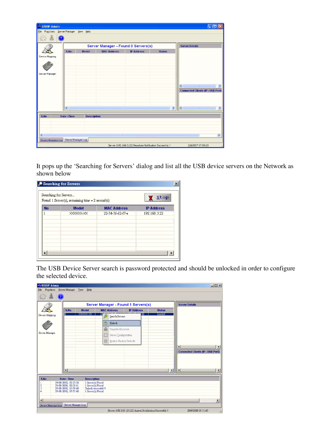 Quatech USBN-500 user manual 