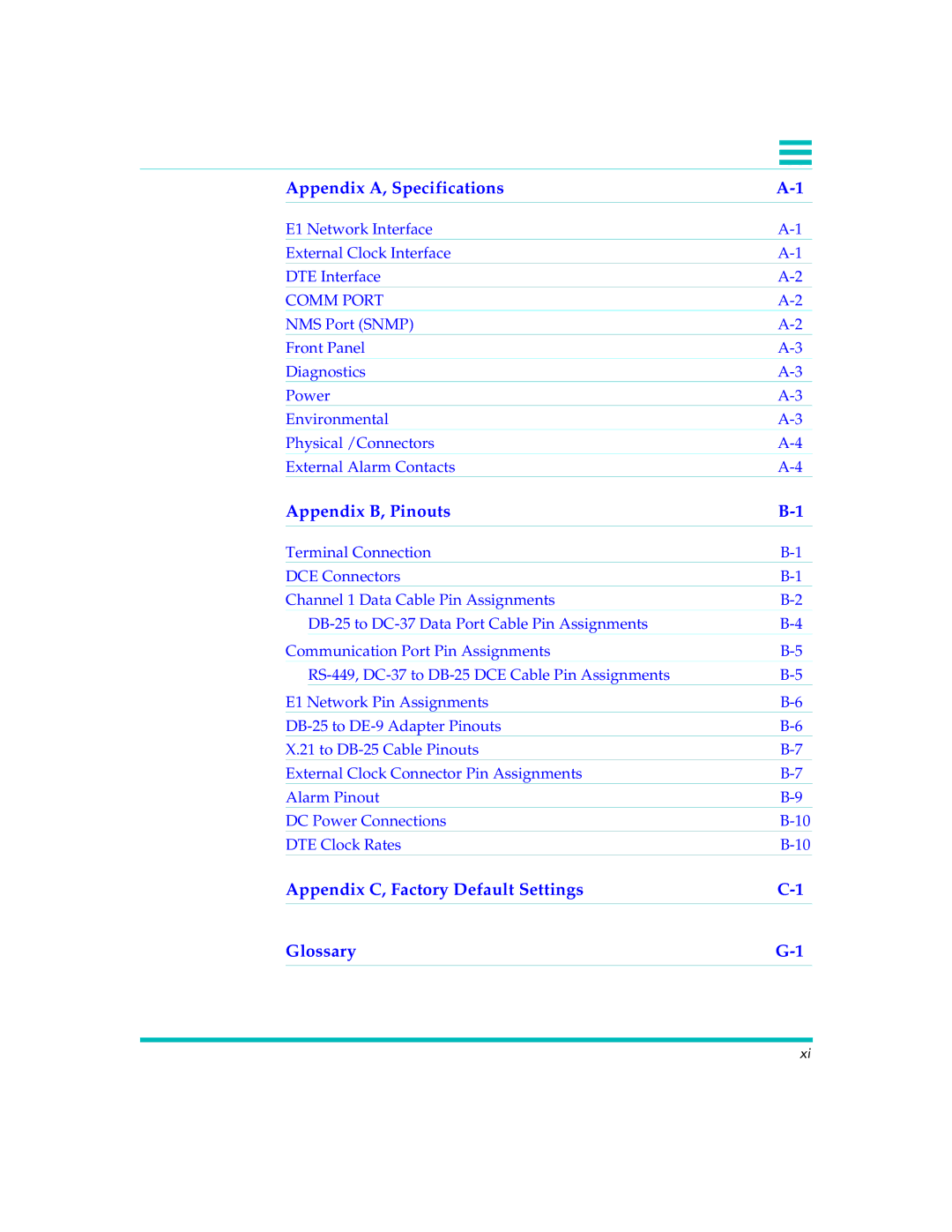 Quick Eagle Networks DL3800E manual Appendix C, Factory Default Settings Glossary 