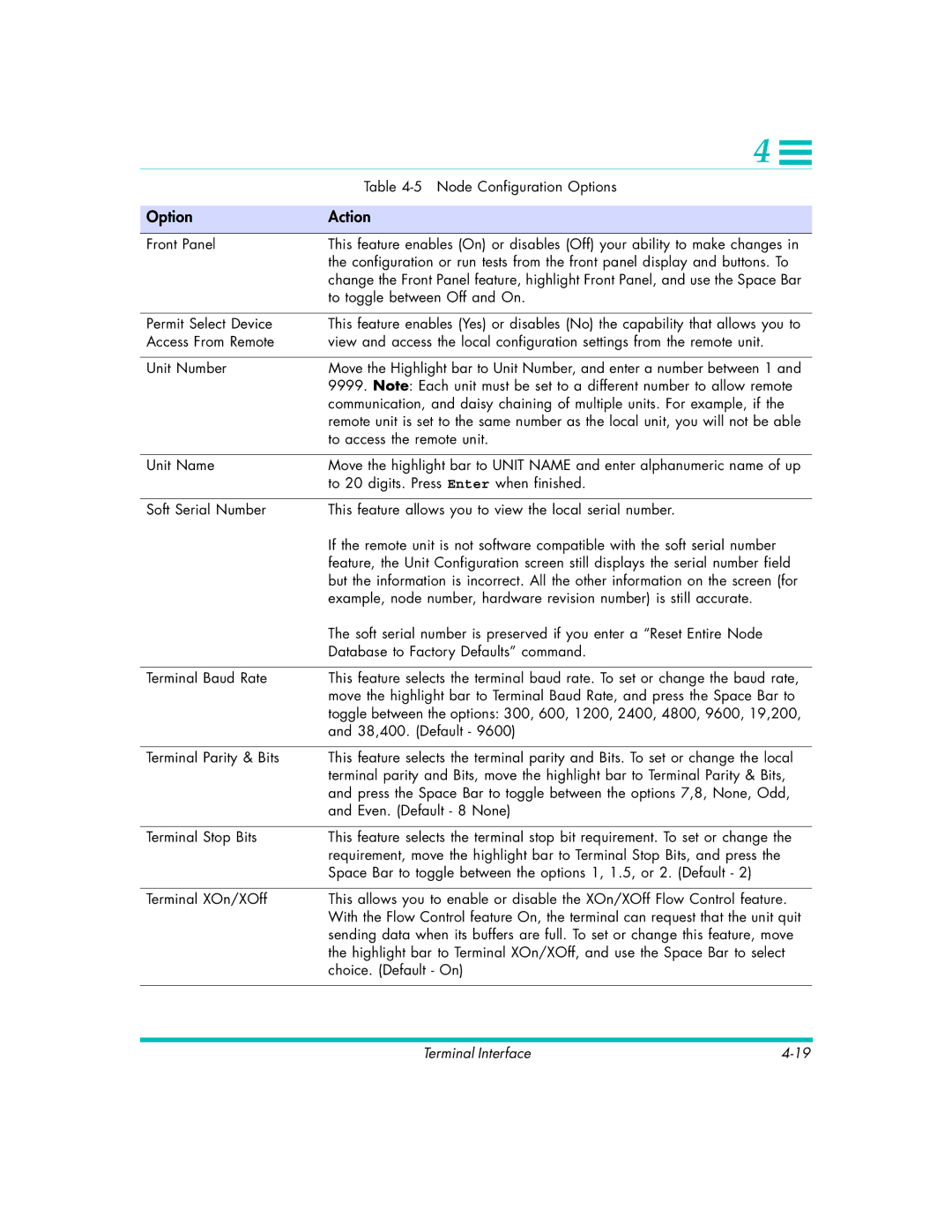 Quick Eagle Networks DL3800E manual To toggle between Off and On 