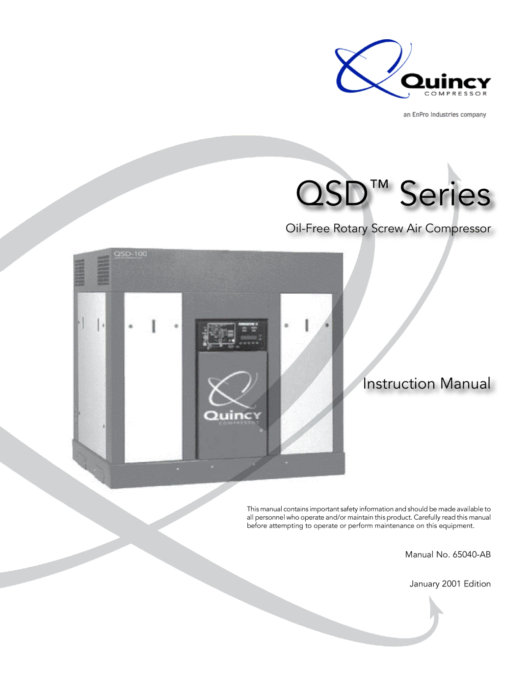 Quinny 65040-AB manual QSD Series 