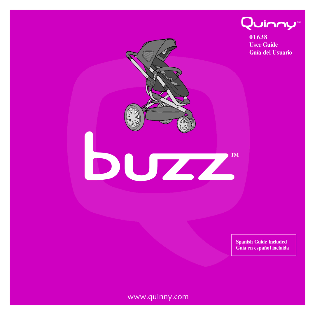 Quinny Buzz Stroller manual User Guide Guía del Usuario 