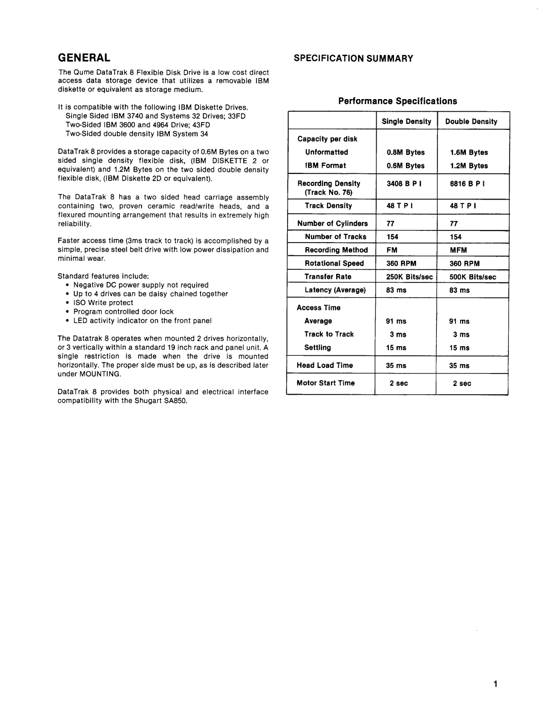 Qume 842PD manual 