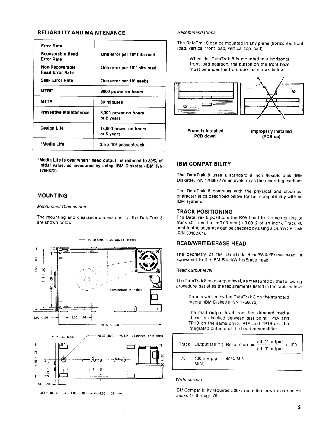 Qume 842PD manual 