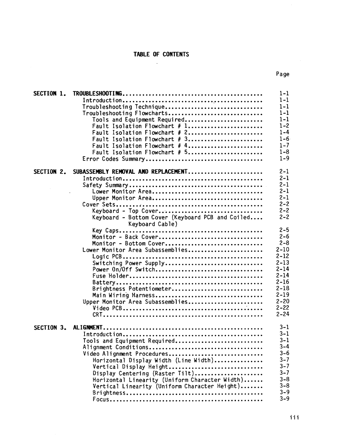 Qume QVT-102 manual 