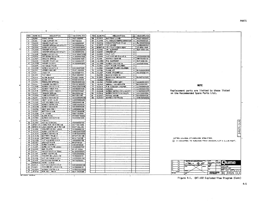 Qume QVT-102 manual 