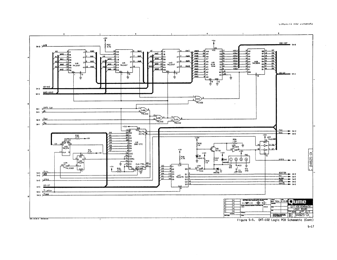 Qume QVT-102 manual 