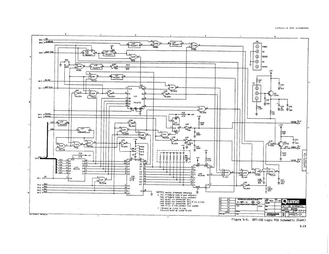 Qume QVT-102 manual 