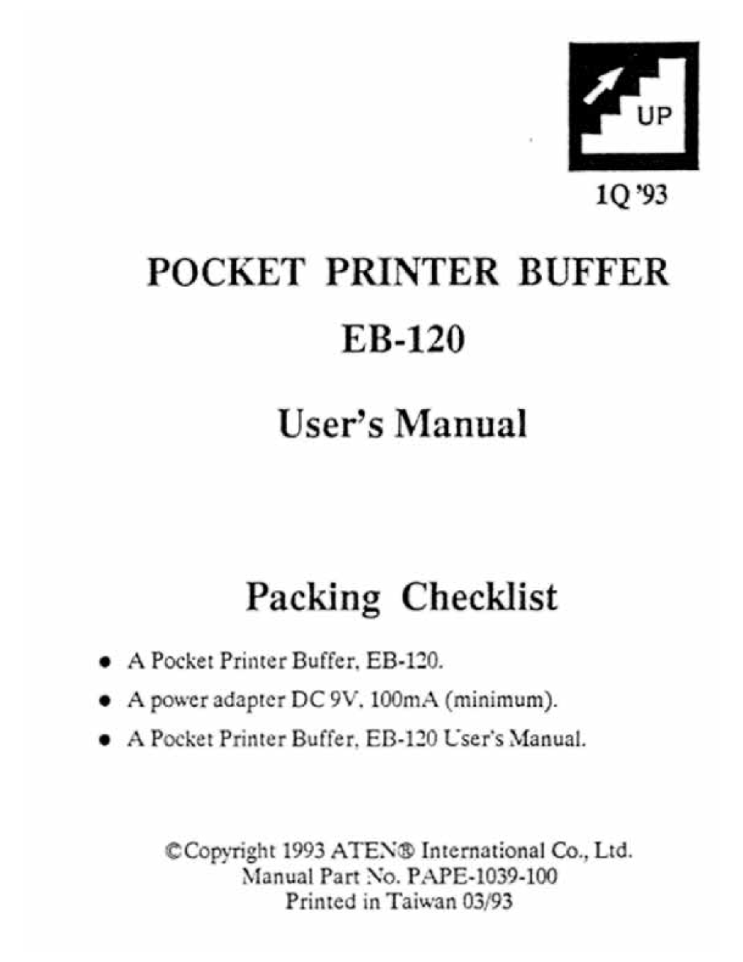 QVS EB-120 manual 
