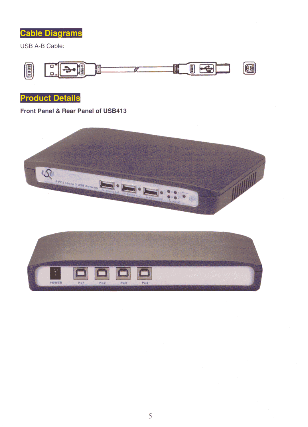 QVS USB-413, USB213 manual 