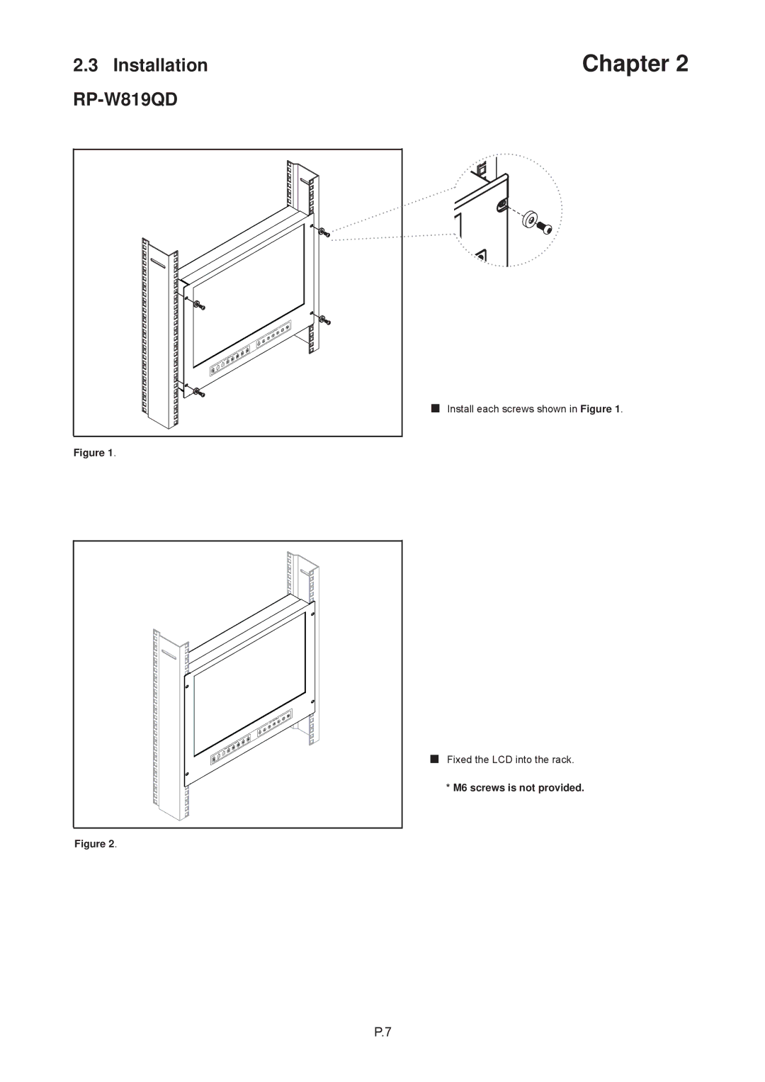 Rackmount Solutions RP-W119QD, RP-817QD, RP-919QD, RP-120QD, RP-W922QD, RP-117QD, RP-119QD, RP-1020QD manual RP-W819QD 