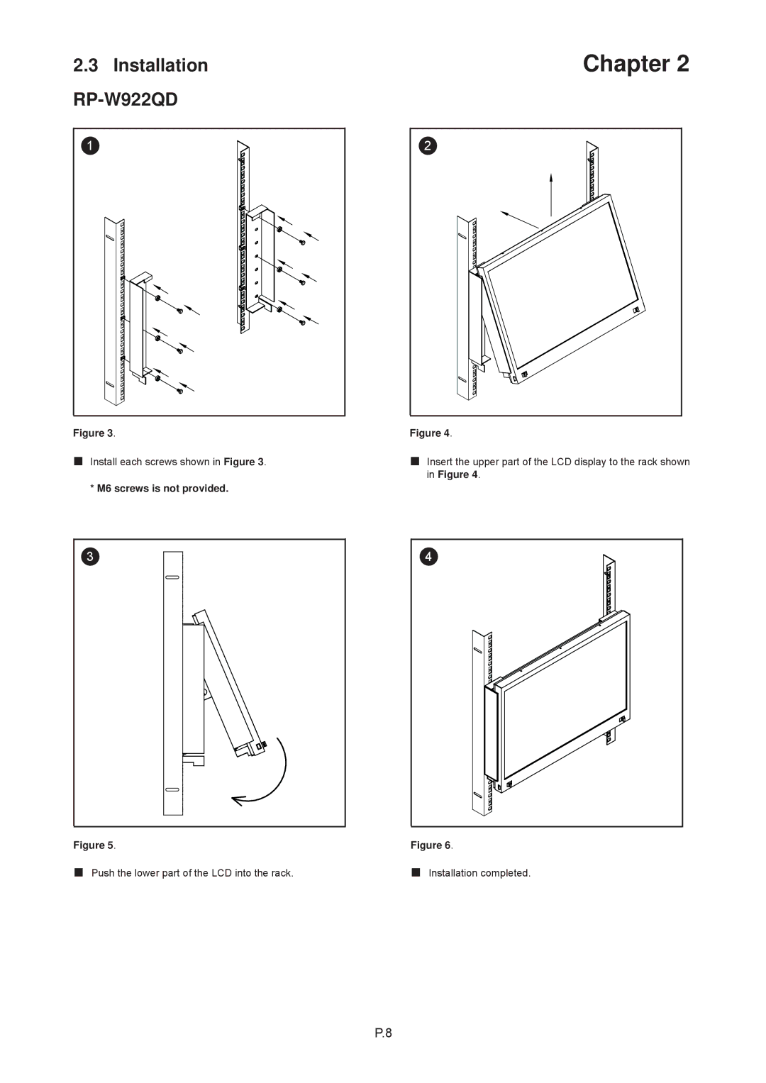 Rackmount Solutions RP-919QD, RP-W819QD, RP-817QD, RP-W119QD, RP-120QD, RP-117QD, RP-119QD, RP-1020QD manual RP-W922QD 