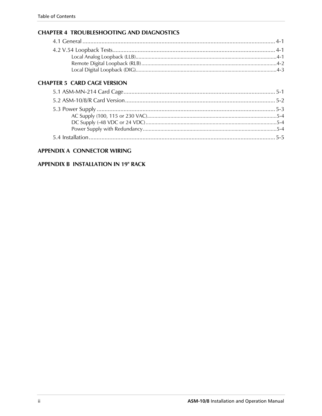 RAD Data comm ASM-10/8 operation manual +$3757528%/6+227,1*$1,$*1267,&6 