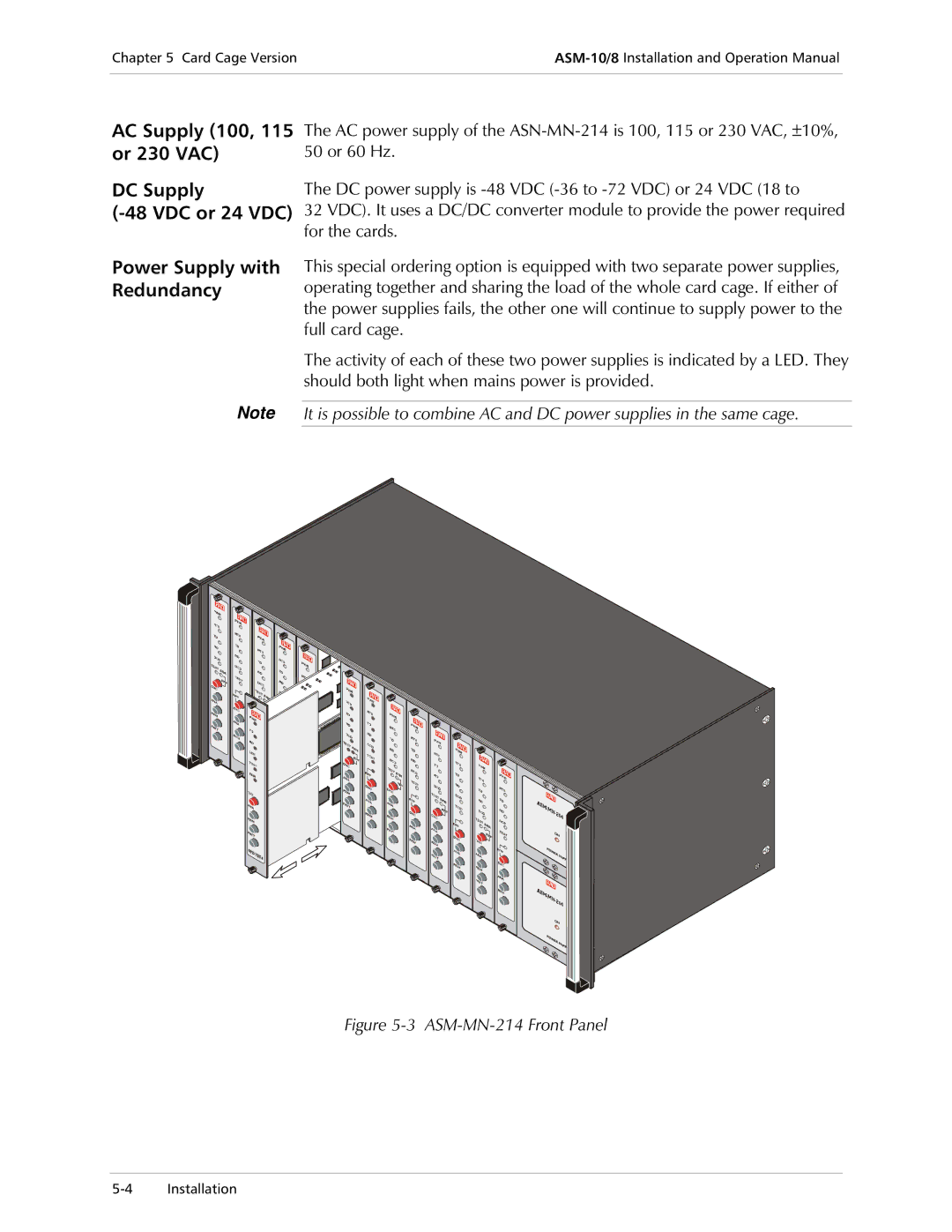 RAD Data comm ASM-10/8 operation manual RU9$ 6XSSO, Vkrxogerwkoljkwzkhqpdlqvsrzhulvsurylghg 