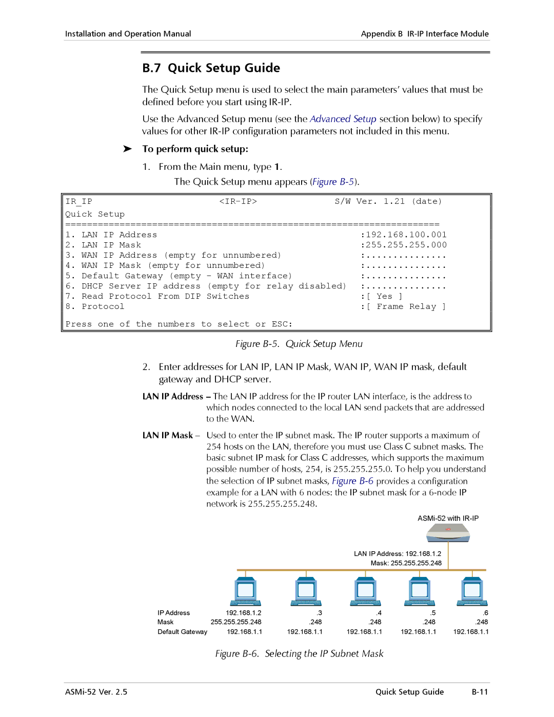 RAD Data comm ASMi-52 manual Quick Setup Guide, To perform quick setup 