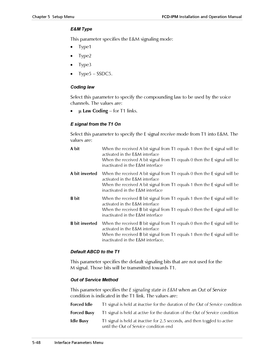 RAD Data comm E1/T1, Modular Access Device with Integrated Router operation manual Type 