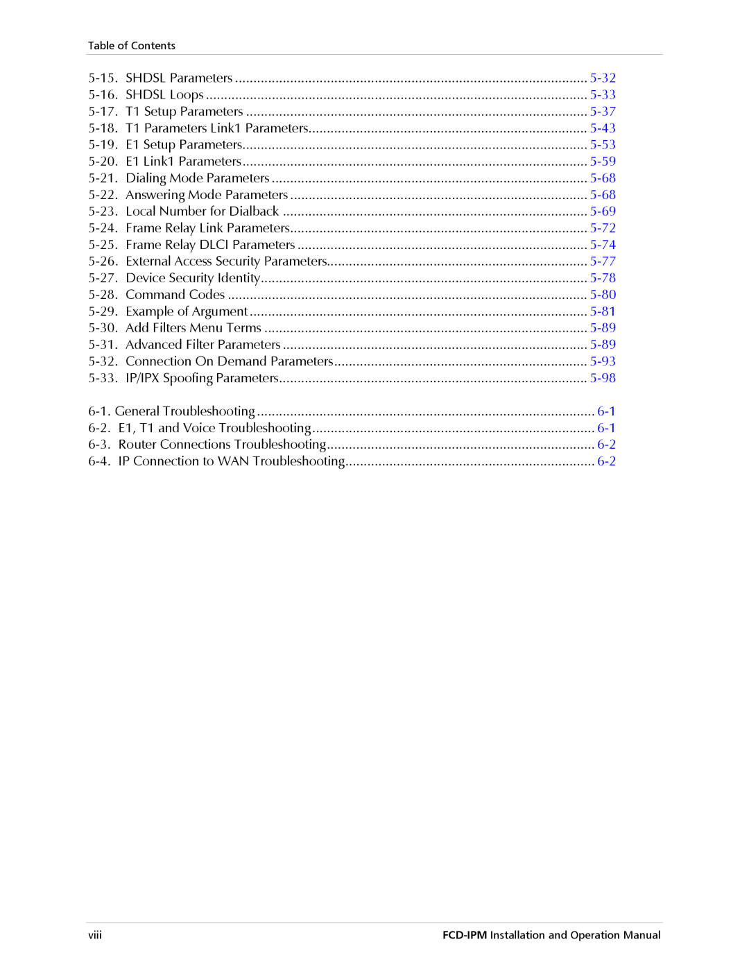 RAD Data comm E1/T1, Modular Access Device with Integrated Router operation manual Device Security Identity 