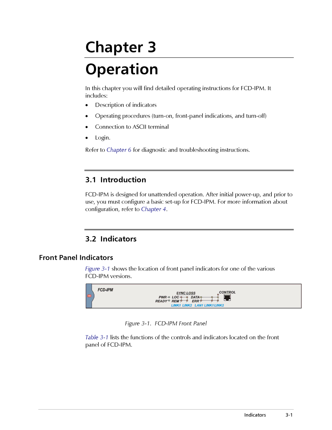 RAD Data comm Modular Access Device with Integrated Router, E1/T1 operation manual Introduction, Front Panel Indicators 