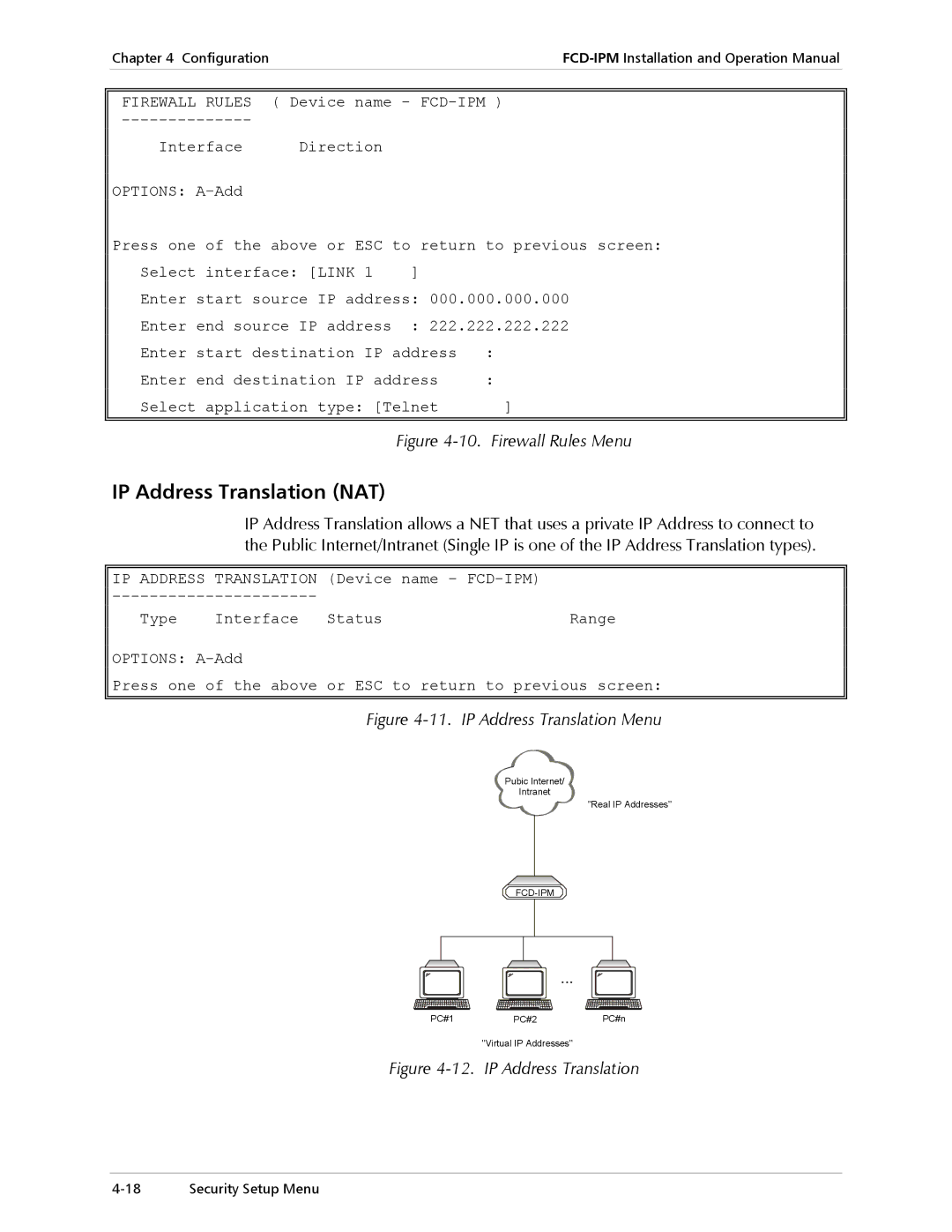 RAD Data comm E1/T1, Modular Access Device with Integrated Router IP Address Translation NAT, Firewall Rules 