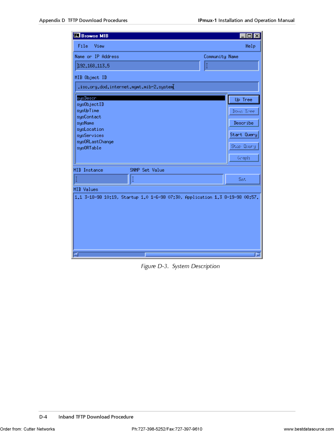 RAD Data comm IPmux-1E operation manual Figure D-3. System Description 