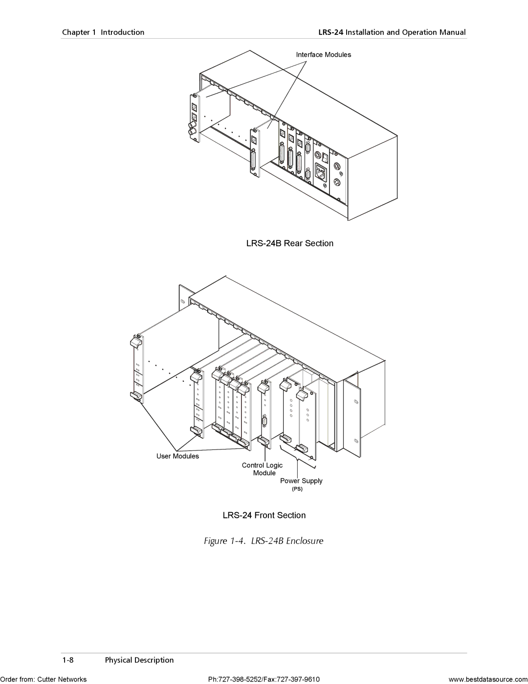 RAD Data comm operation manual LRS-24B Enclosure 