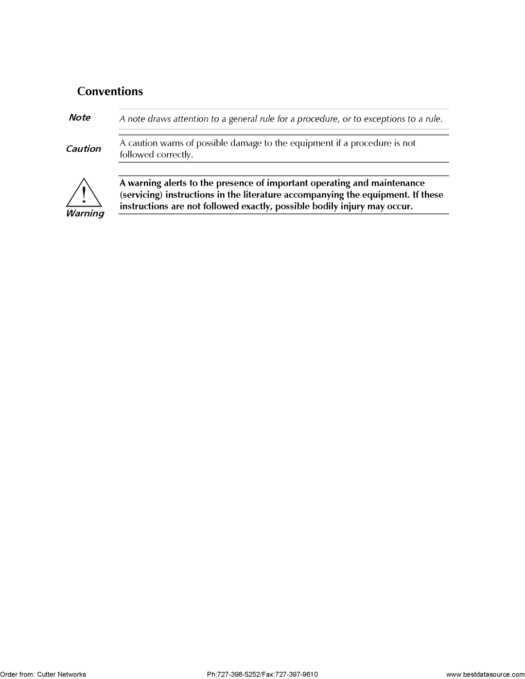 RAD Data comm MBE10-1D, MBE10-8D operation manual Conventions 