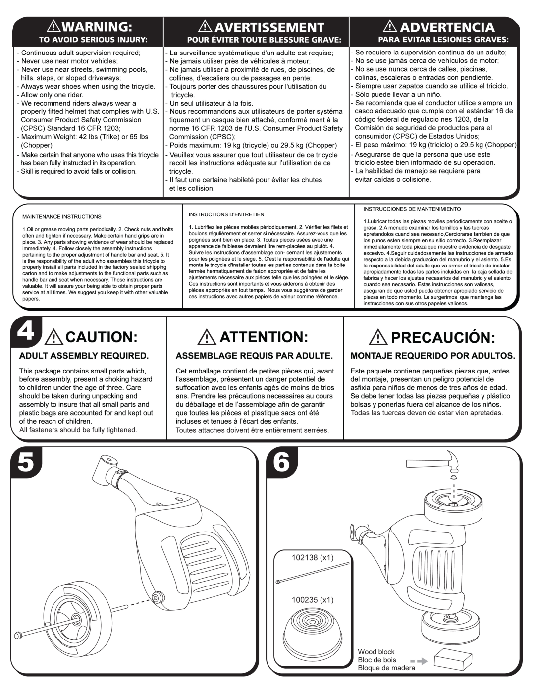 Radio Flyer 442 manual 