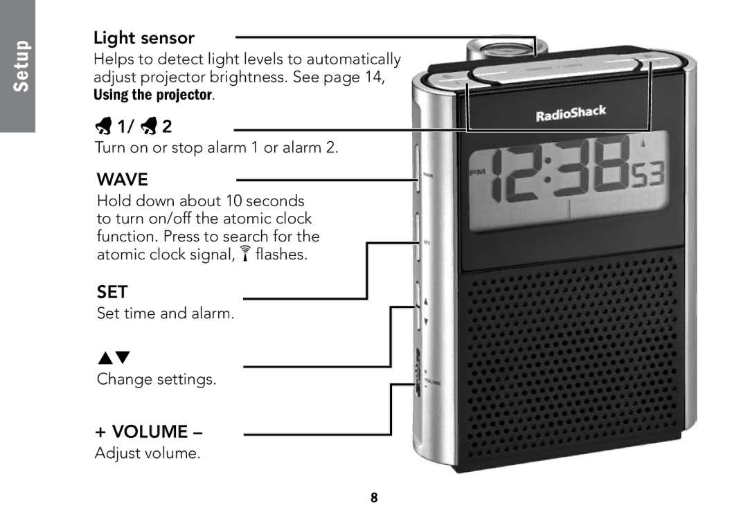 Radio Shack 12-591 manual Set 