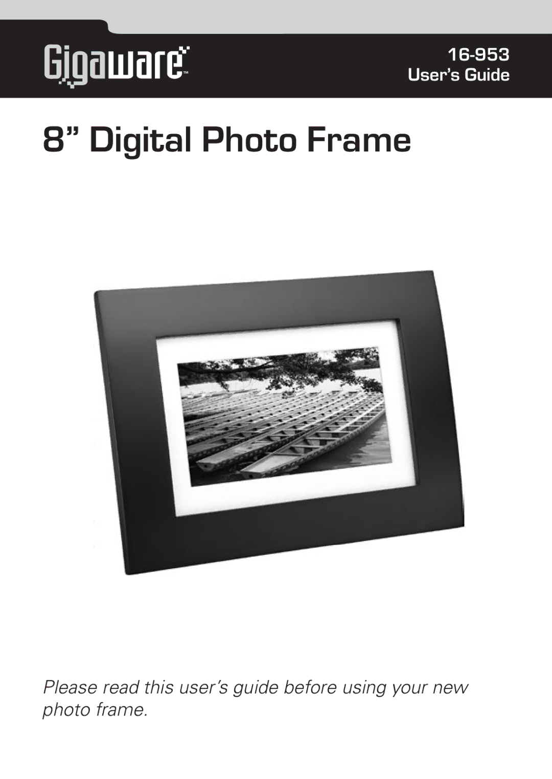 Radio Shack 16-953 manual Digital Photo Frame 