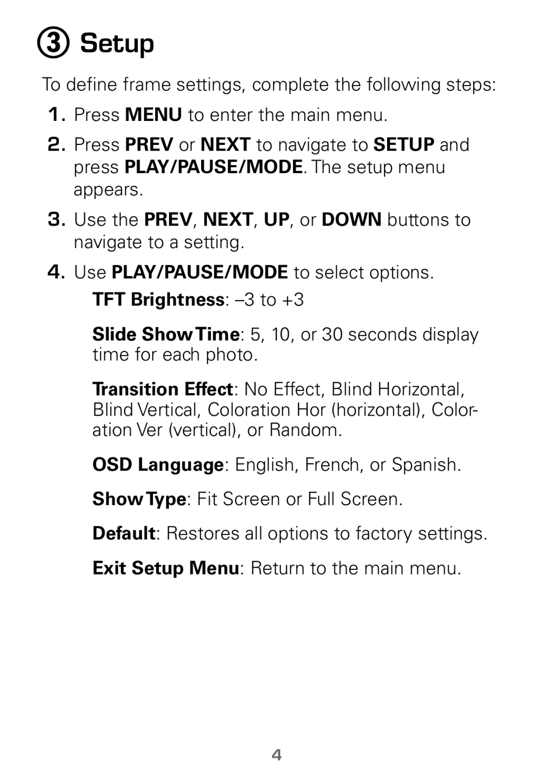 Radio Shack 16-953 manual Setup 