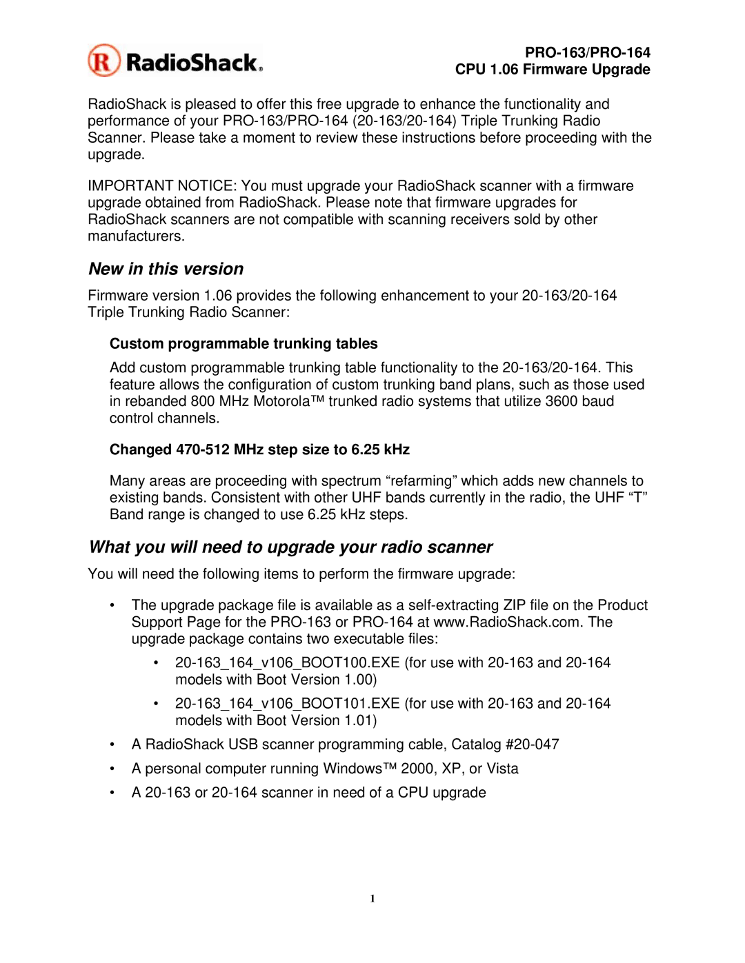 Radio Shack 20-163 manual What’s Included, Mobile / Base Radio Scanner 