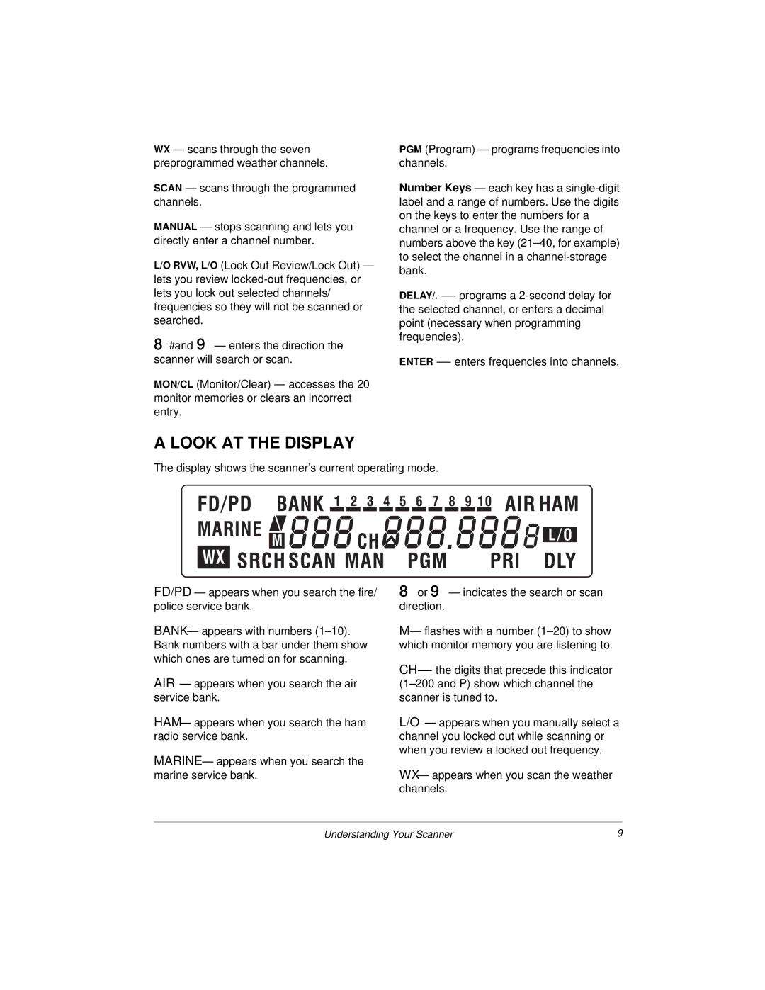 Radio Shack 20-423 owner manual Look AT the Display 