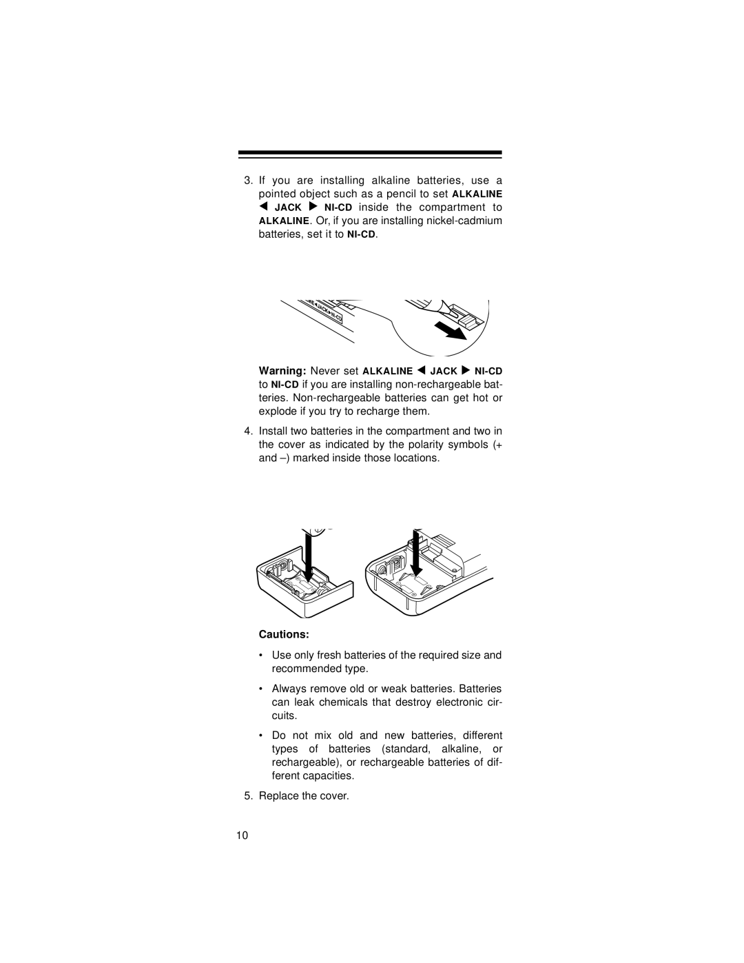 Radio Shack 20-521 owner manual 