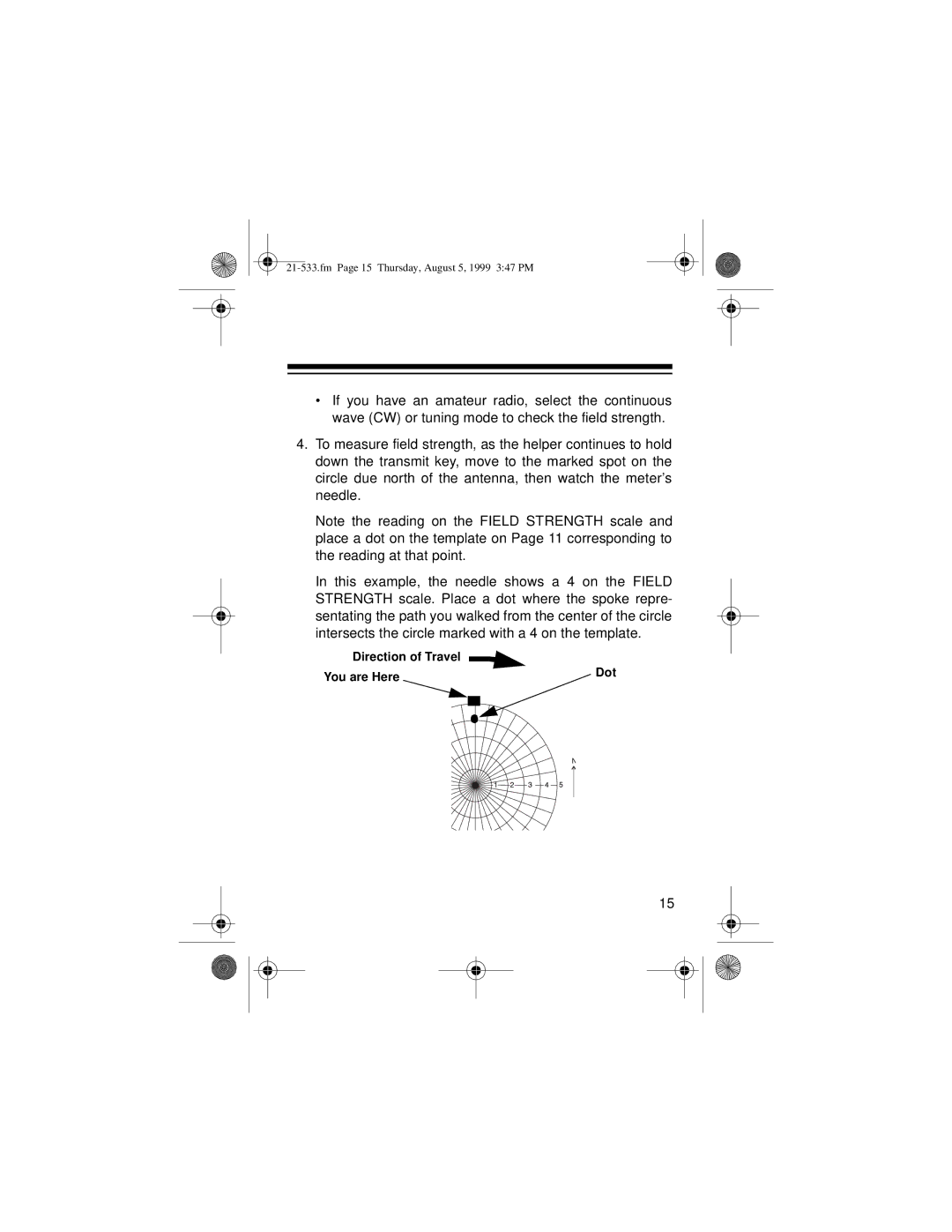 Radio Shack 21-533 owner manual Dot 