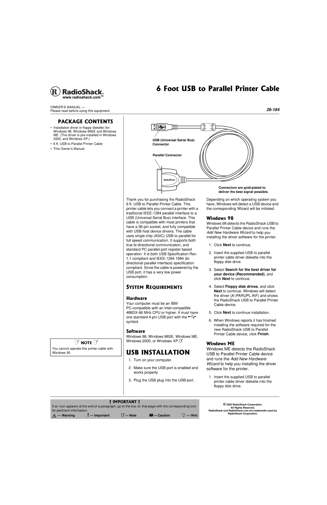 Radio Shack 26-184 owner manual 75$+056#..#6+10, Ctfyctg, 5QHVYCTG, 9KPFQYU, 556/437+4/065 