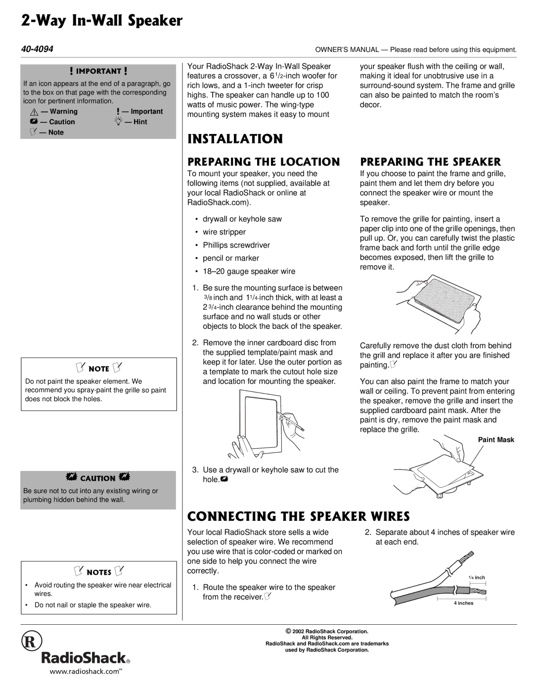 Radio Shack 40-4094 owner manual +056#..#6+10, 100%6+06*52#-49+45, 242#4+06*.1%#6+10, 242#4+06*52#-4 