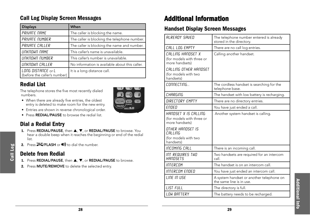 Radio Shack 43-325, 43-326 manual Additional Information 