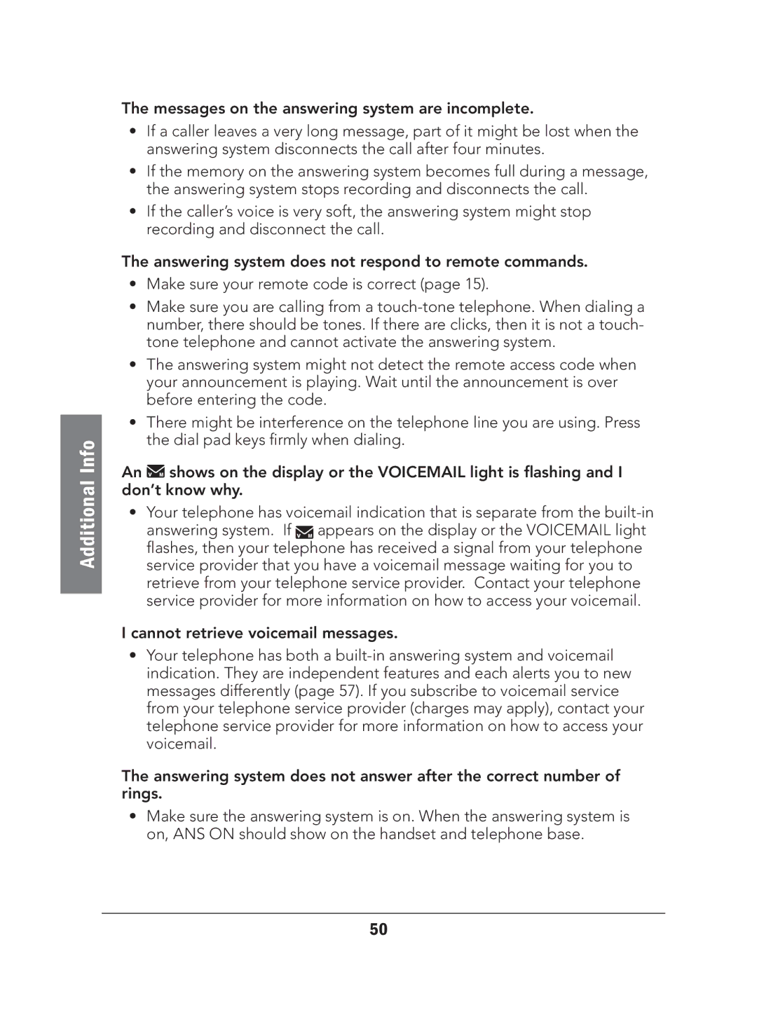 Radio Shack 43-327 manual Additional Info 