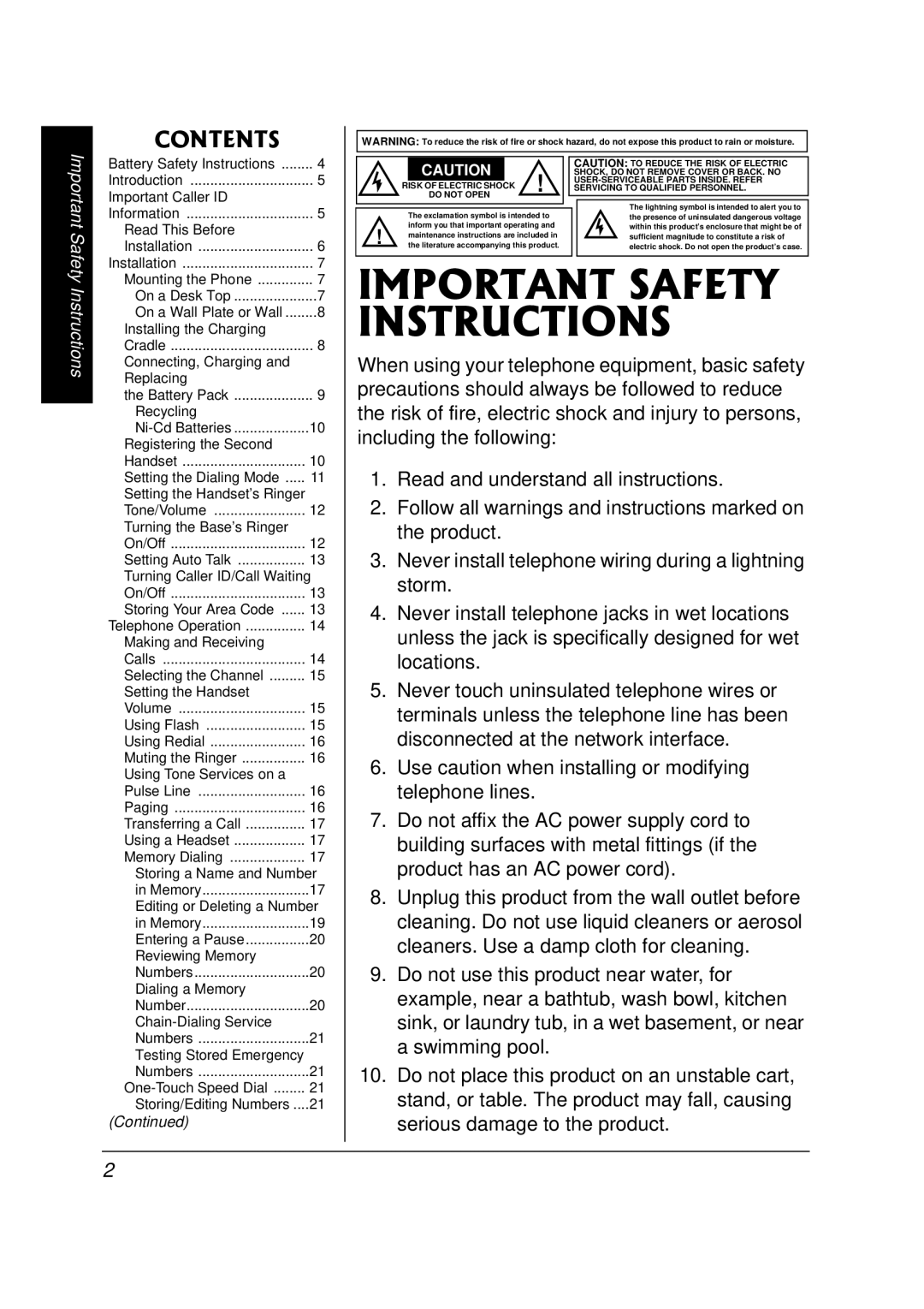 Radio Shack 43-3820 owner manual +/2146#065#6 +05647%6+105 