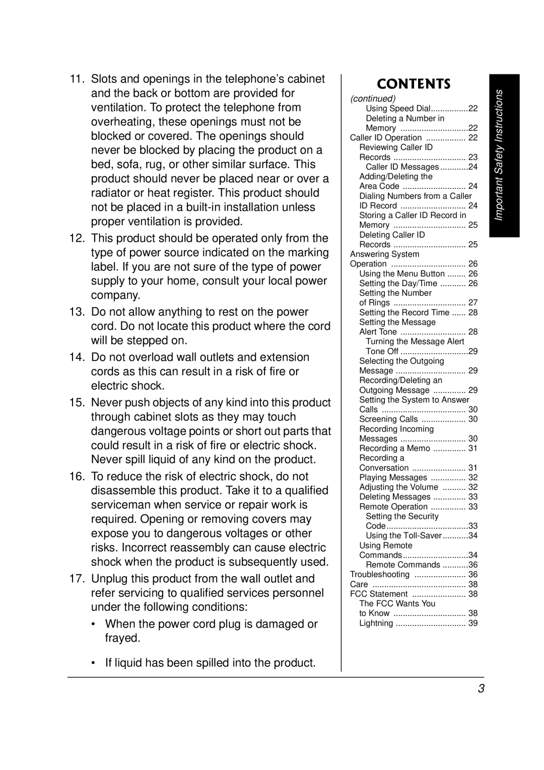 Radio Shack 43-3820 owner manual Deleting a Number 