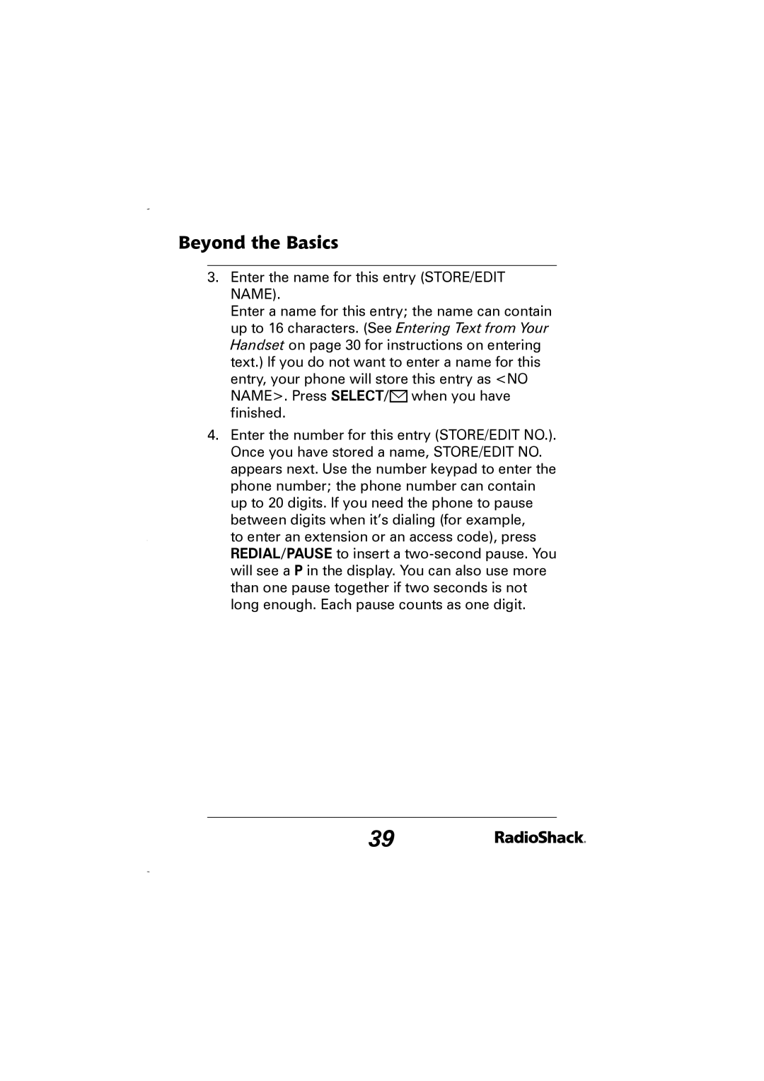 Radio Shack 43-5829 manual Beyond the Basics 