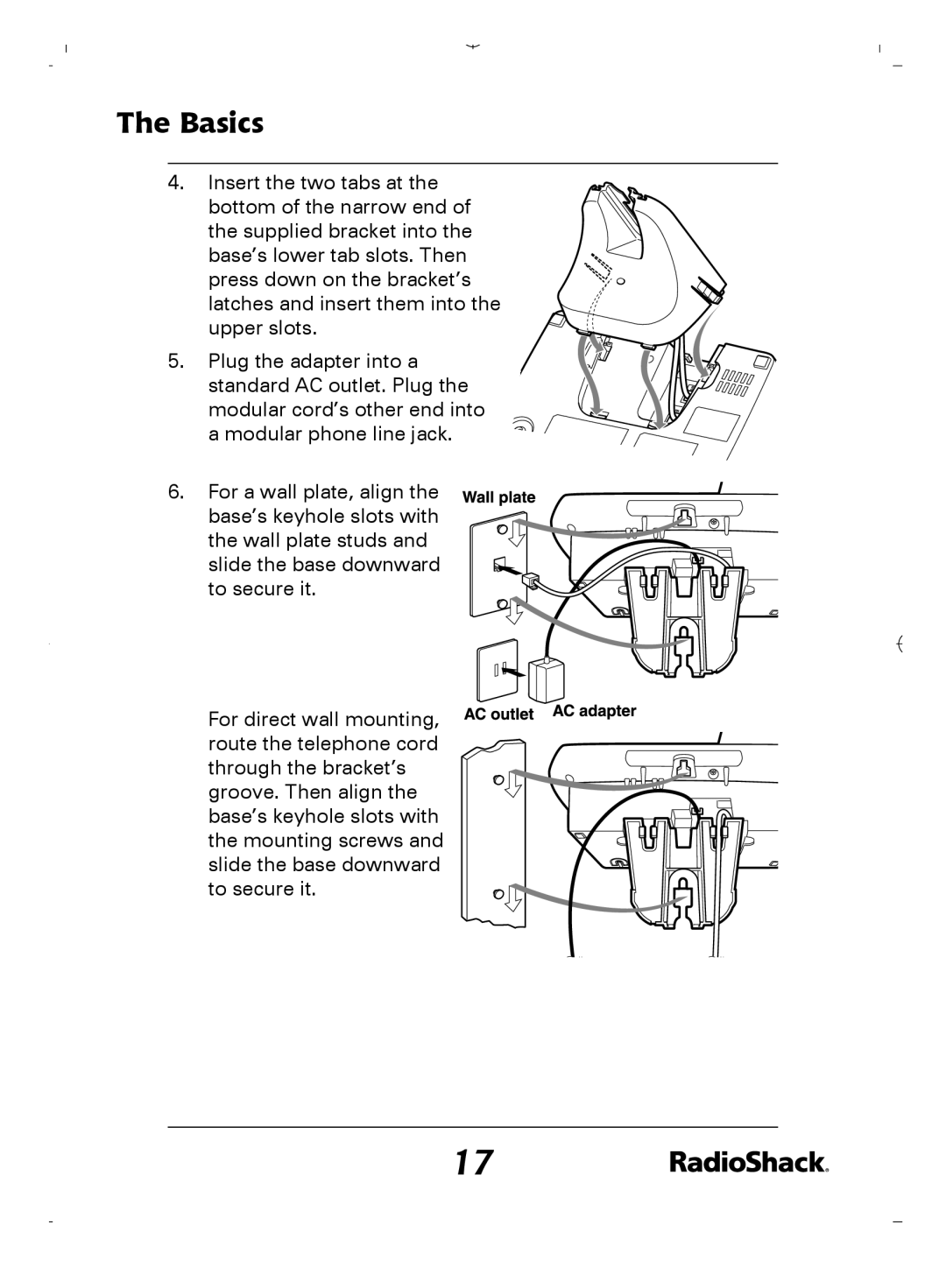 Radio Shack 43-5862 owner manual Basics 