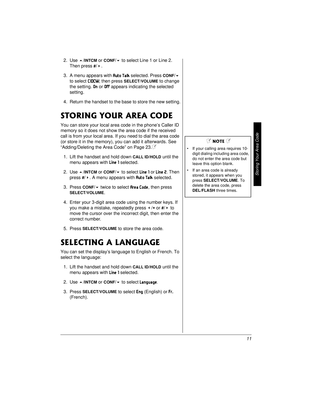 Radio Shack 43-683 owner manual 5614+0174#4#%1, 6+0#.#07#, Storing Your Area Code 