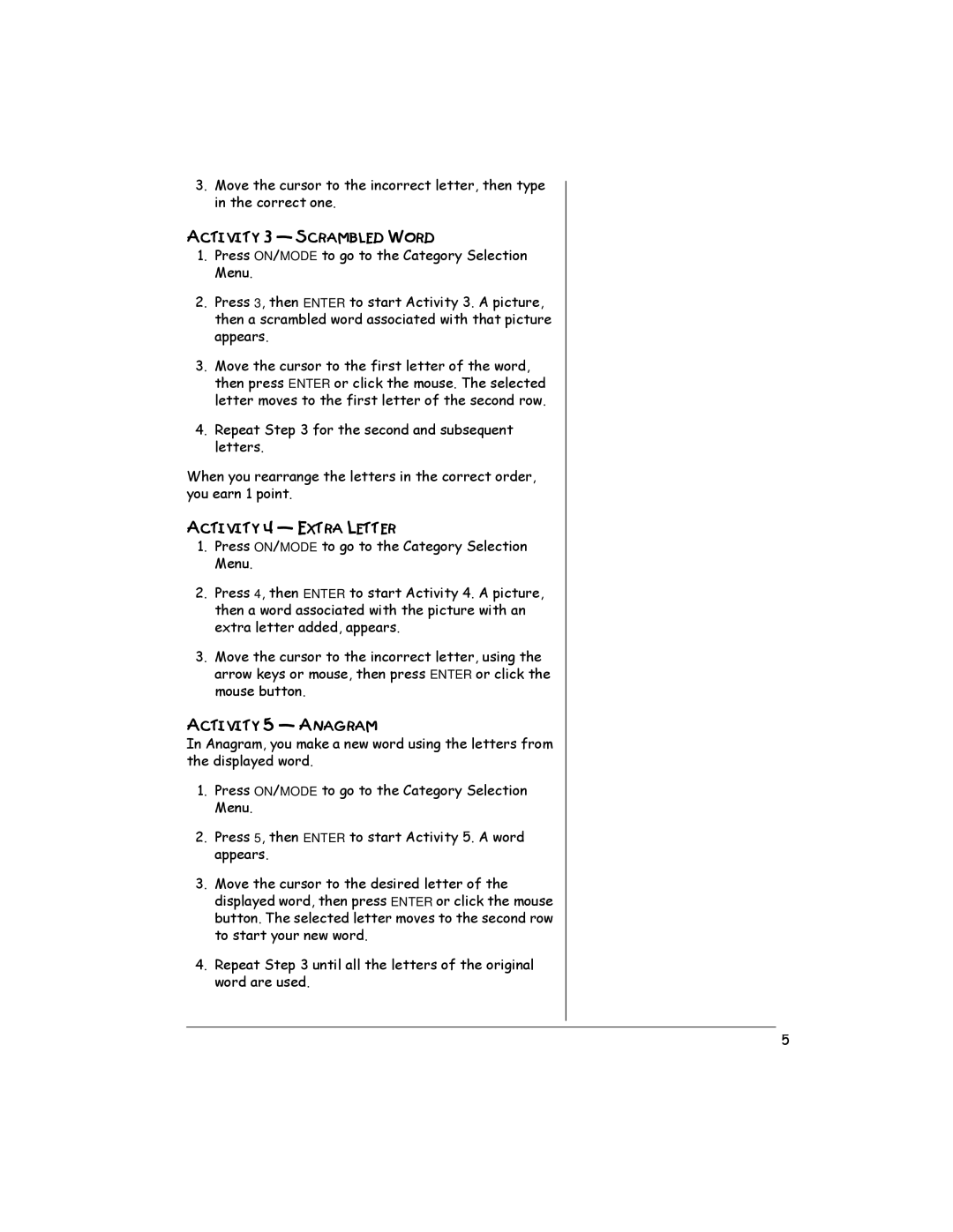 Radio Shack 60-2626 manual 24EGEJï$ï²ïD4C23=65ïH@C5, 24EGEJï%ï²ï6IEC2ï=6EE6C, 24EGEJï&ï²ï2?28C2 